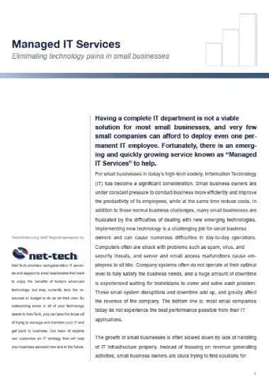 Managed IT Services for Small Businesses