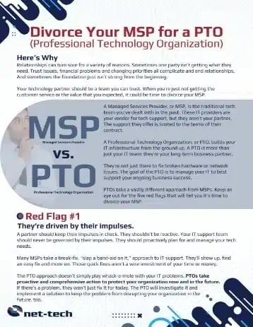 Divorce Your MSP for a PTO Divorce Your MSP for a PTO