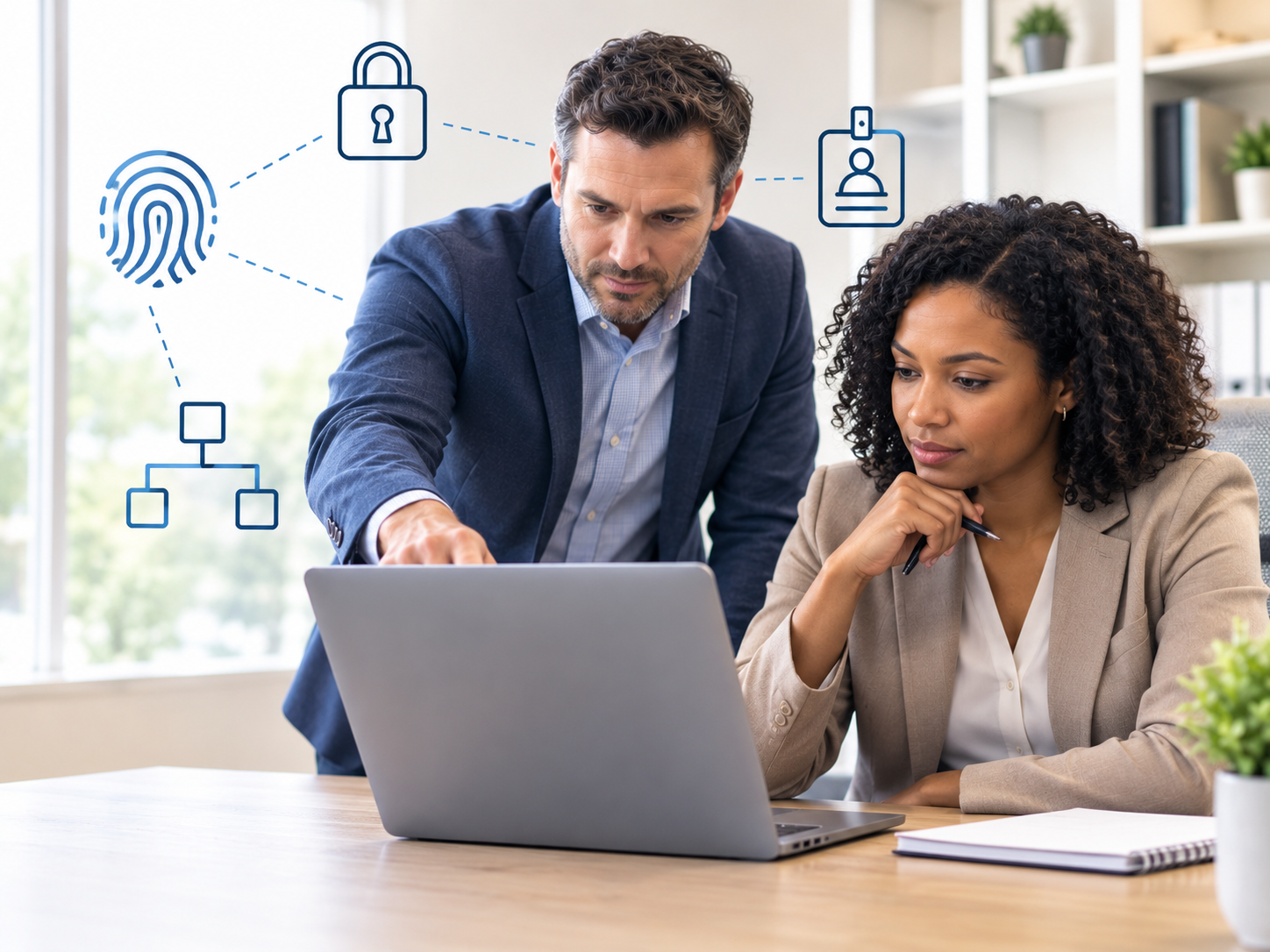 Net-Tech reviewing user access permissions with a client